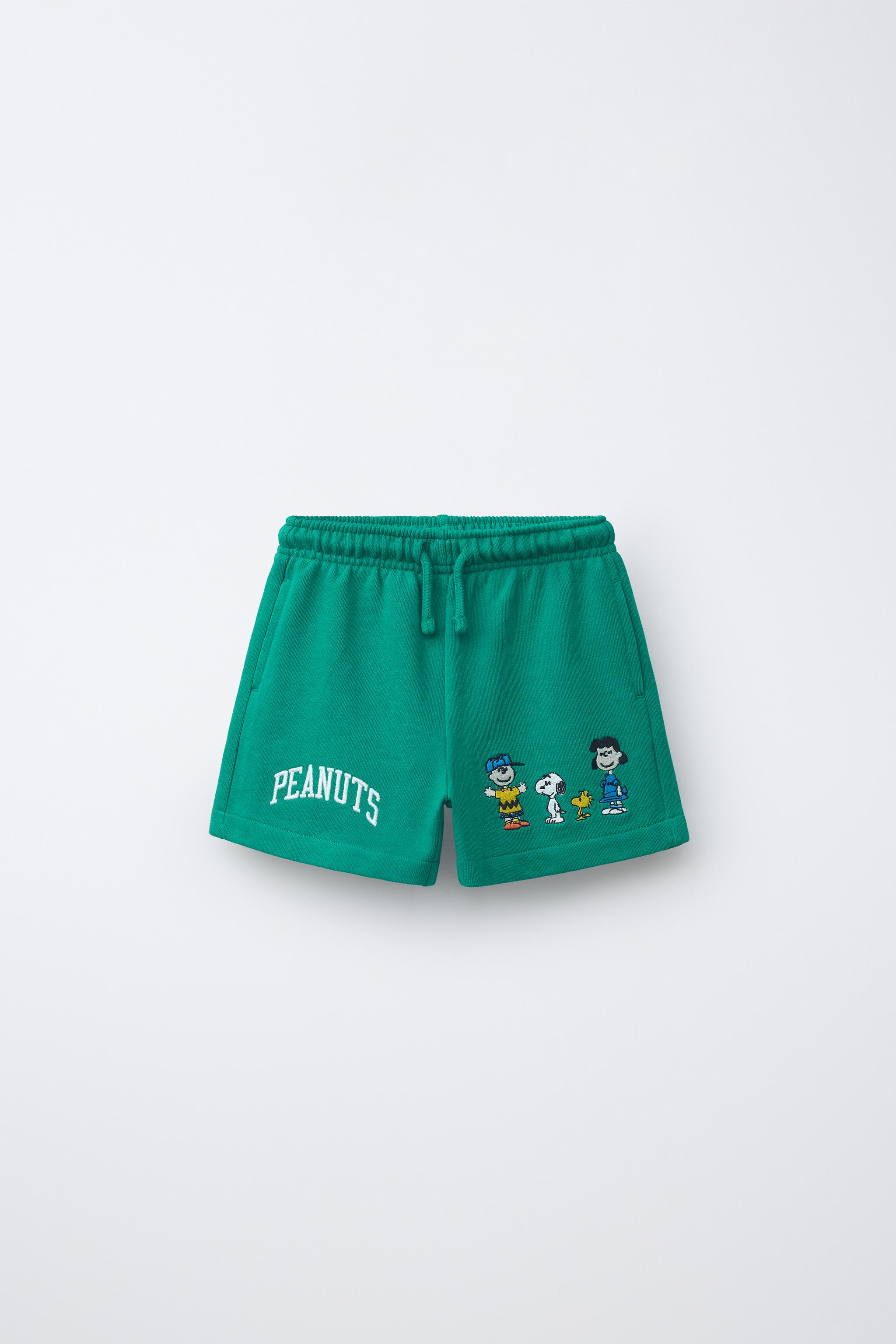 SHORT EN MOLLETON BRODÉ SNOOPY PEANUTS™